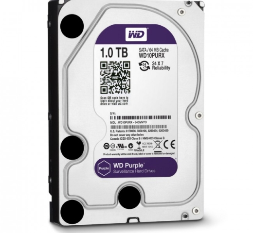 Ổ cứng HDD Western Purple 1Tb SATA3 5400rpm
