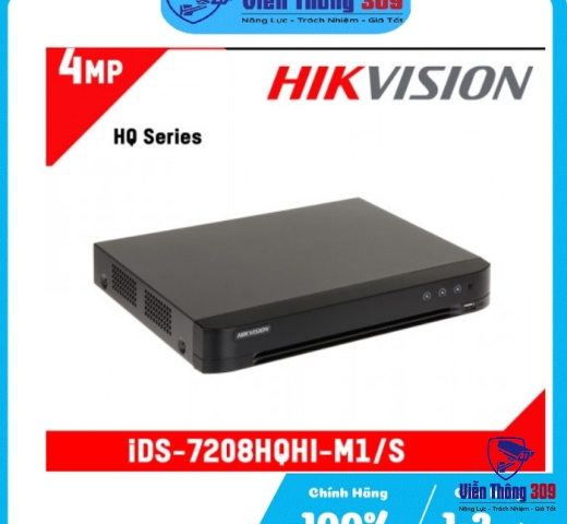 Đầu ghi hình Hikvision iDS-7208HQHI-M1/S - 8 kênh