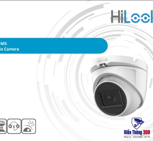 Camera quan sát HDTVI HILOOK THC-T120-MS (hồng ngoại 2MP)